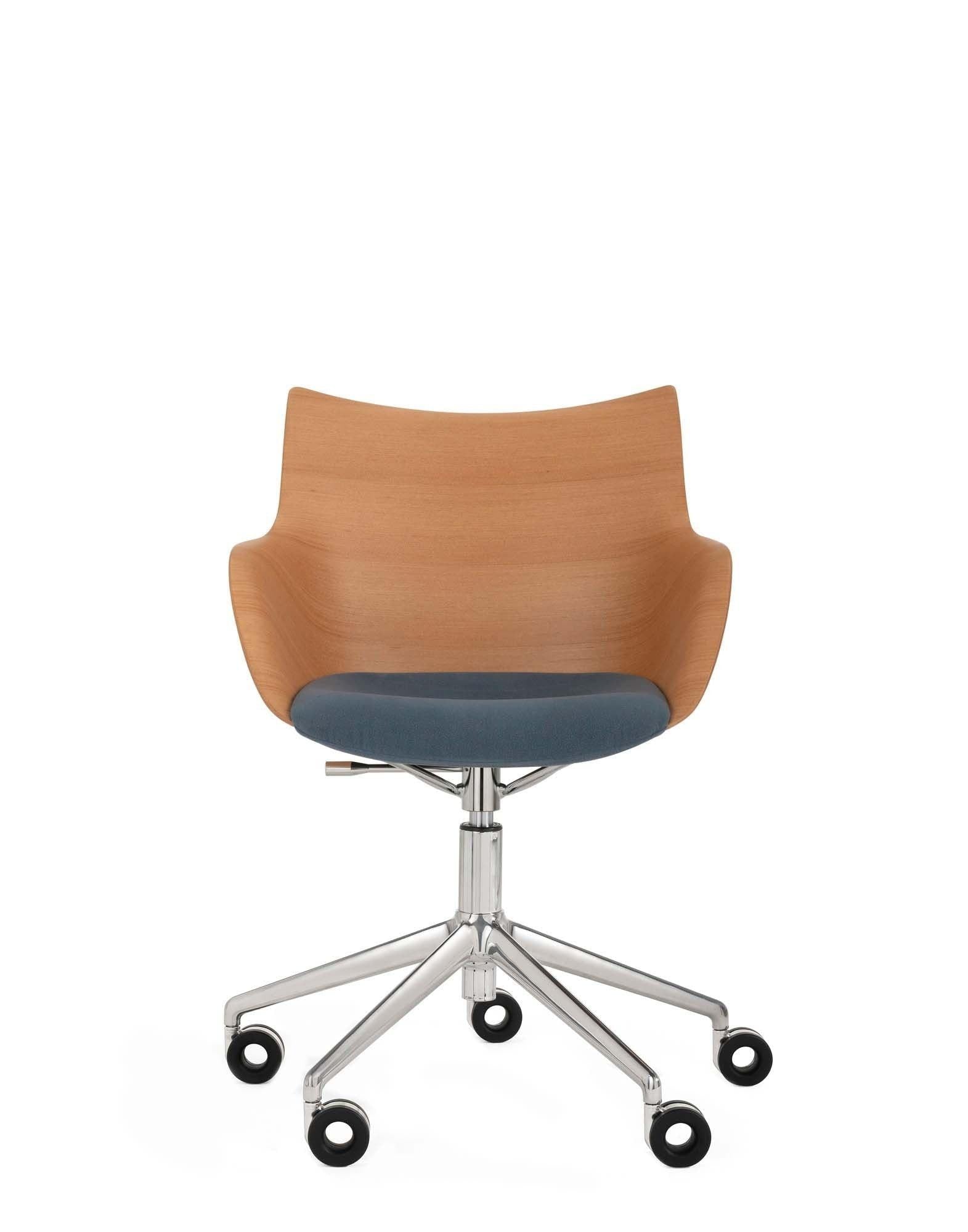 Q/WOOD Swivel Armchair (Seat Upholstery).