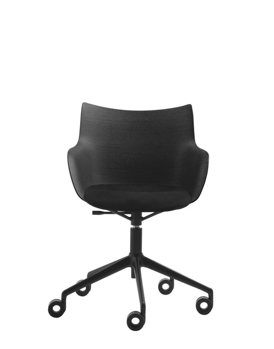 Q/WOOD Swivel Armchair (Seat Upholstery).