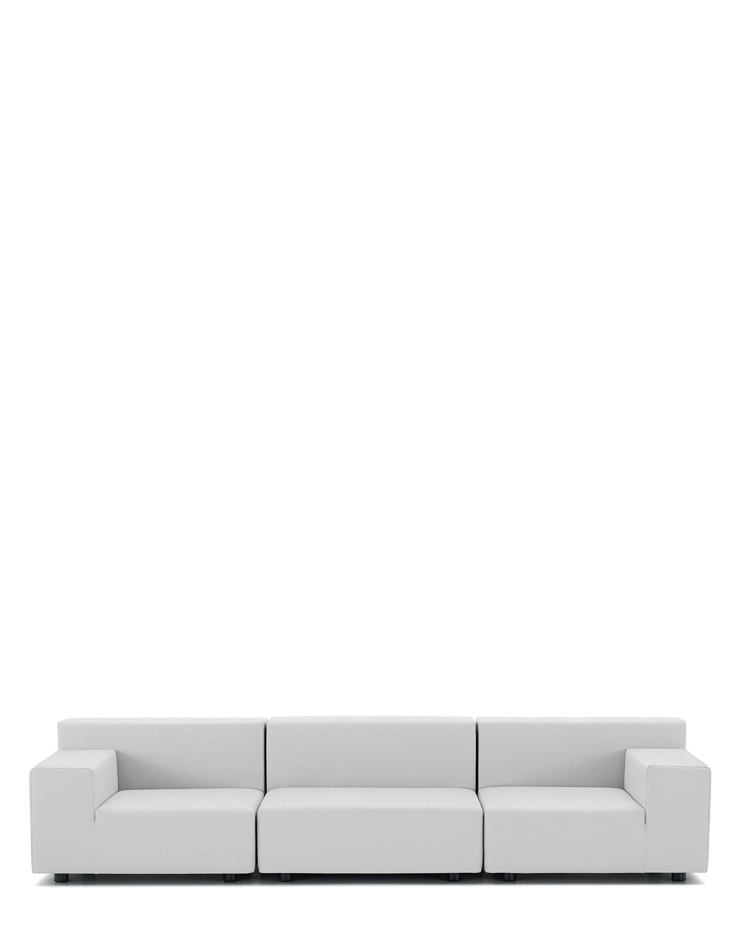 Plastics Tech Fabric Three-Seater Sofa.