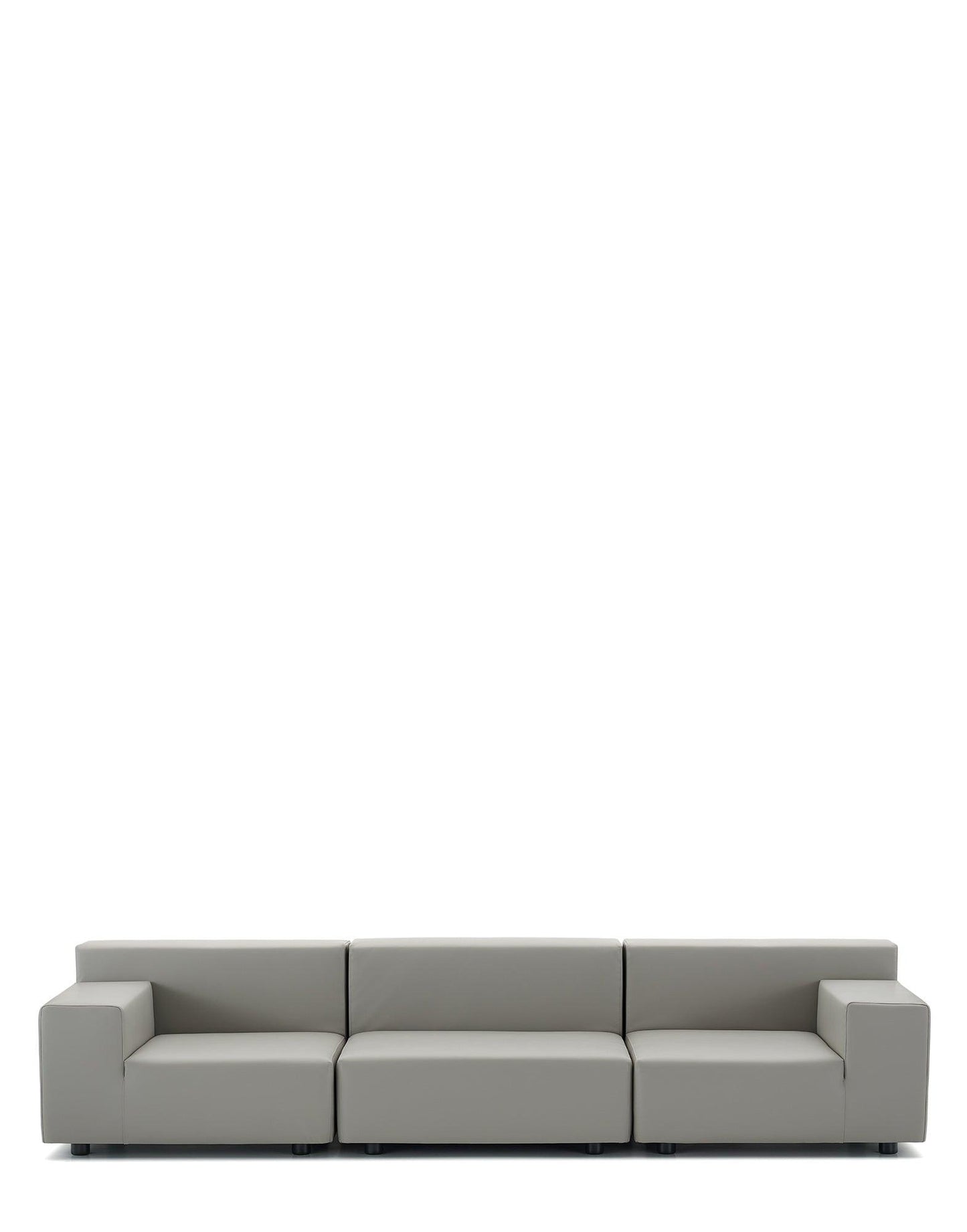 Plastics Tech Fabric Three-Seater Sofa.