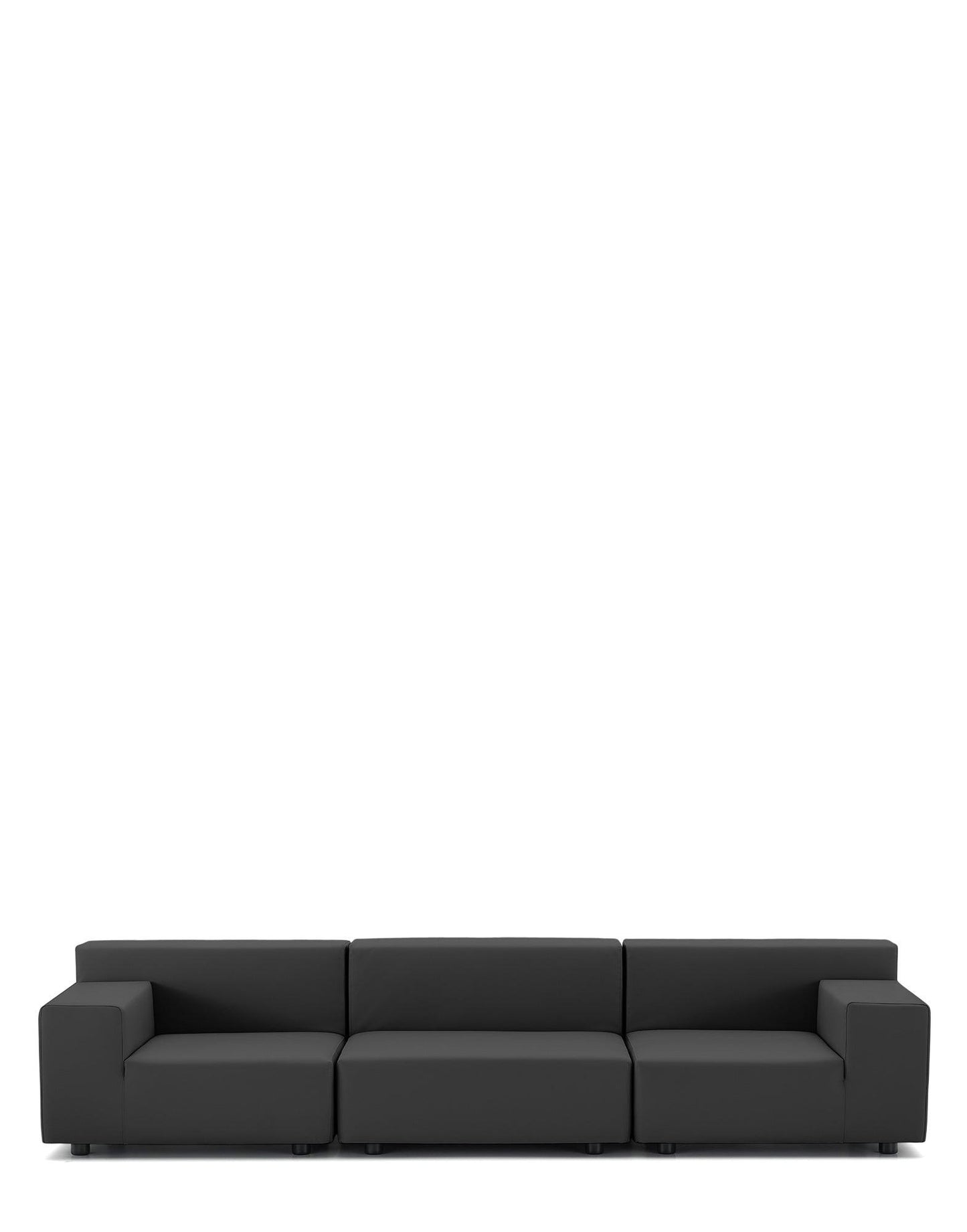 Plastics Tech Fabric Three-Seater Sofa.