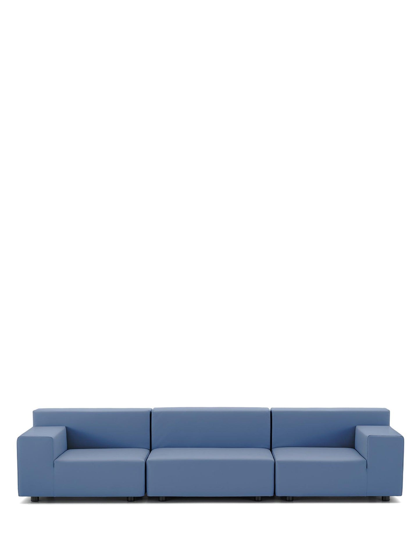 Plastics Tech Fabric Three-Seater Sofa.