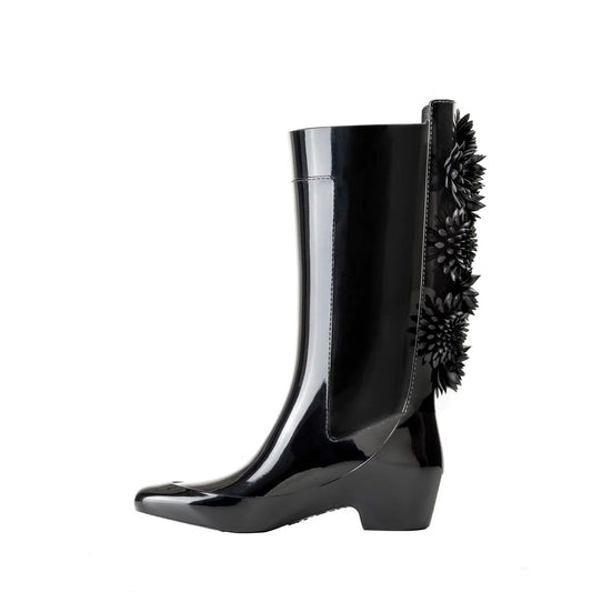 Barbarella Flowers Rain Boots.
