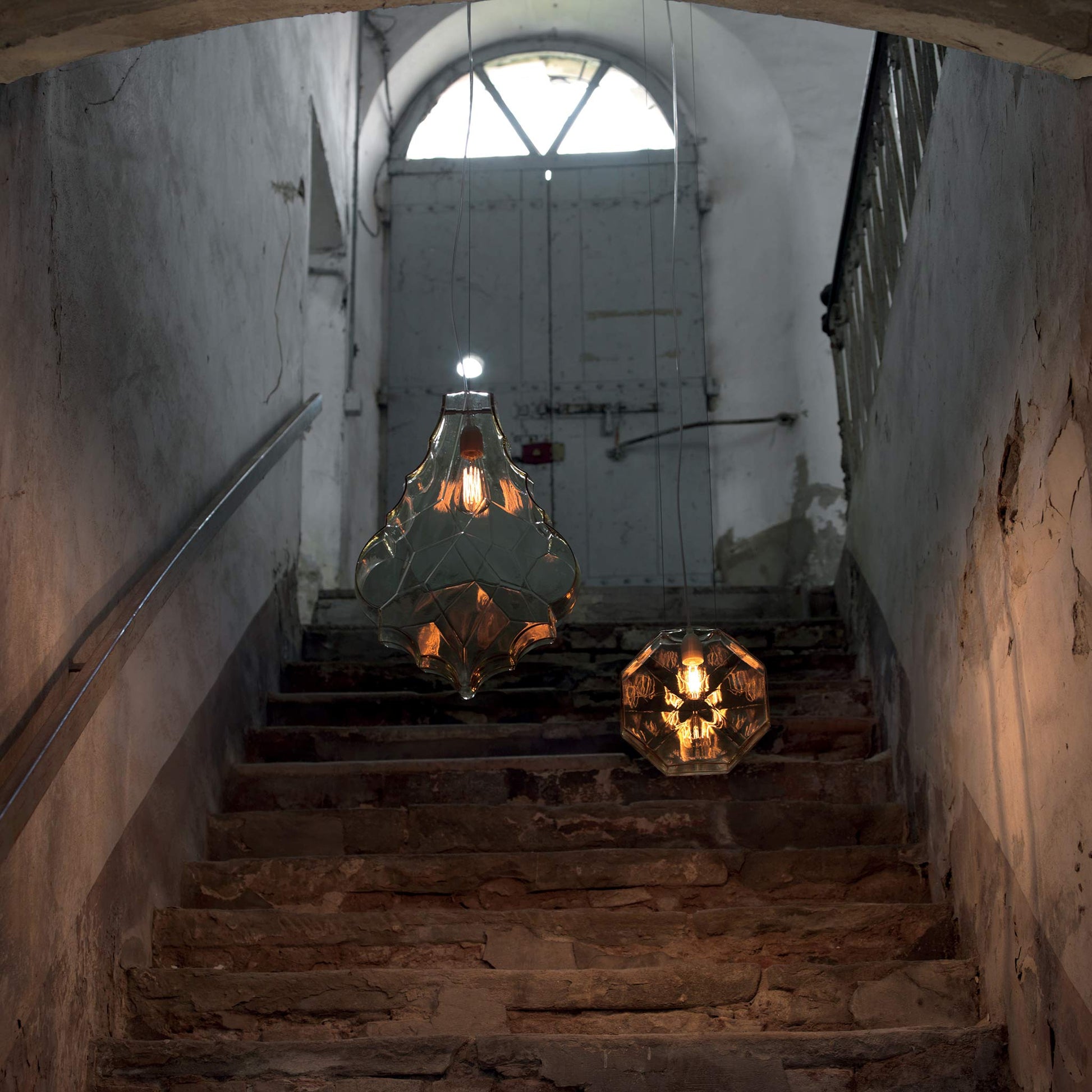 24 KARATI SE104 - Glass pendant lamp.