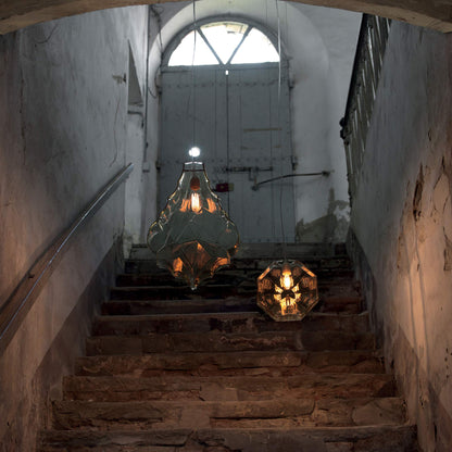 24 KARATI SE104 - Glass pendant lamp.