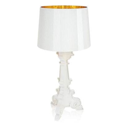 Bourgie Table Lamp by Kartell #MAT/WHITE/GOLD