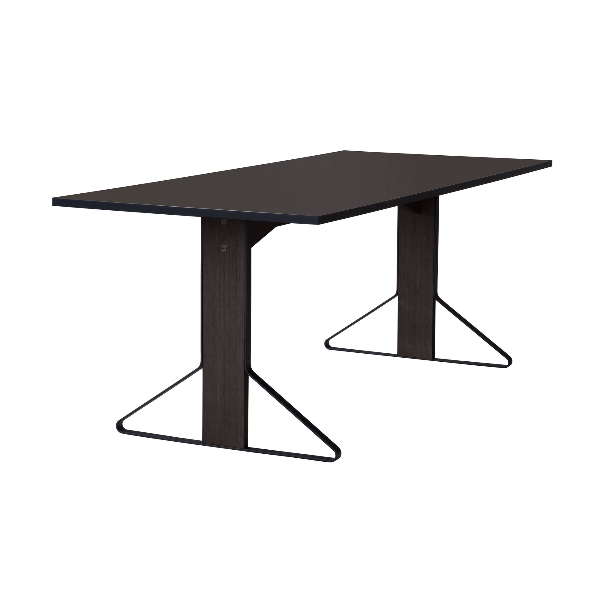 Artek Kaari Table REB 001 — black oak/black linoleum