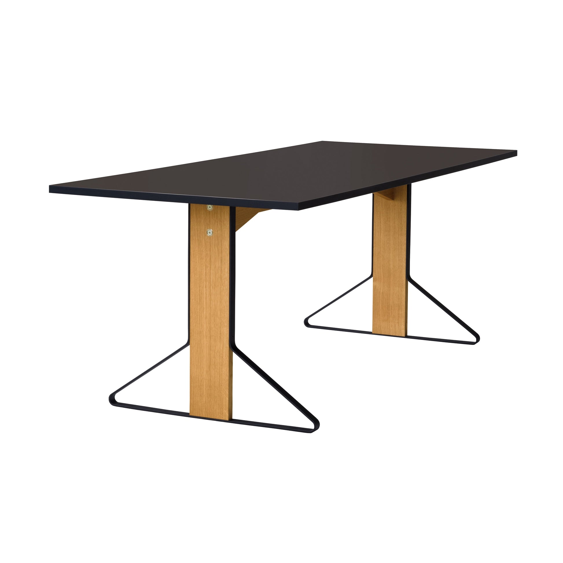 Artek Kaari Table REB 001 — oak/black linoleum