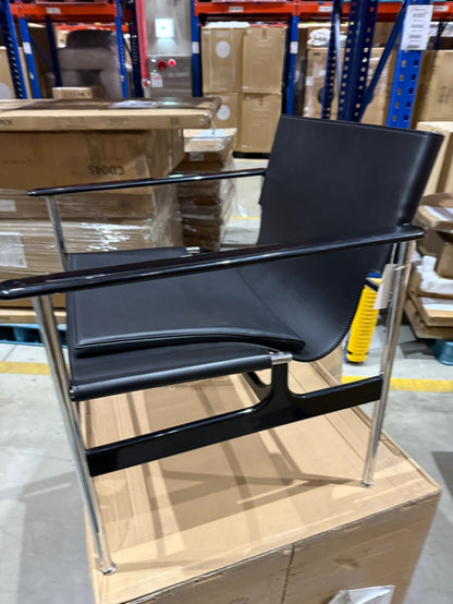 [Domestic Stock] (B-Grade) Pollock - Leather Armchair (Additional 10% Discount)