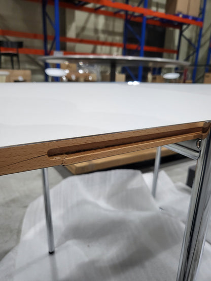 [Domestic Stock/Grade B/Floor Display] JEAN - Rectangular drop-leaf HPL table