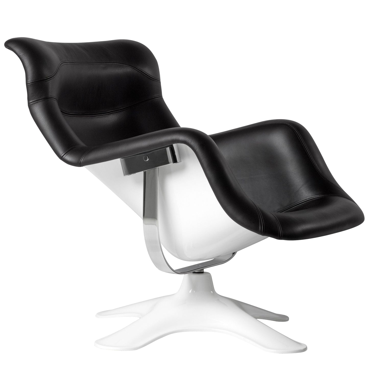 KARUSELLI - Leather armchair.