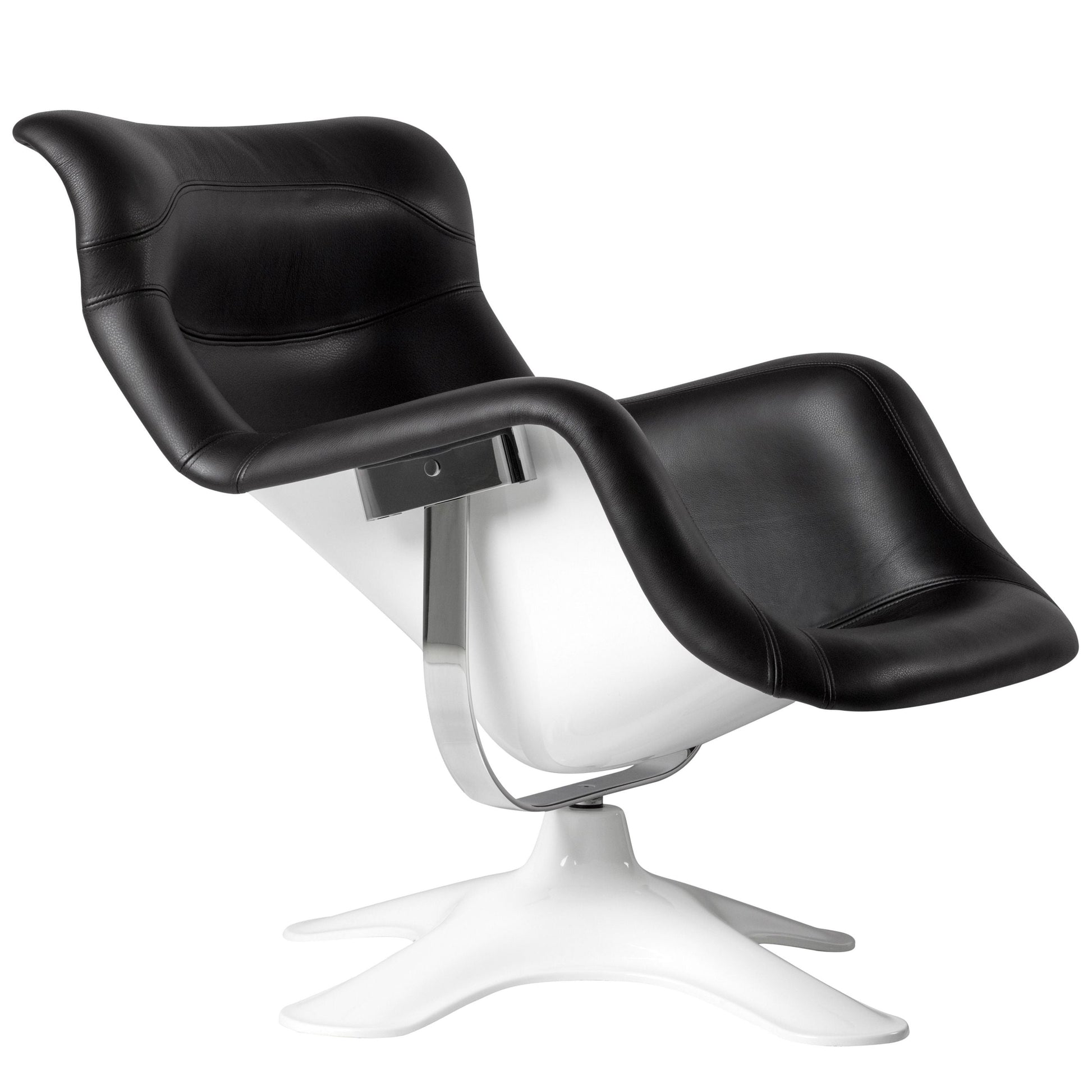 KARUSELLI - Leather armchair.