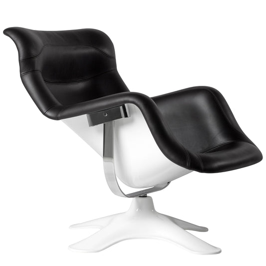 KARUSELLI - Leather armchair.