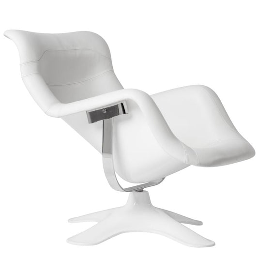 KARUSELLI - Leather armchair.