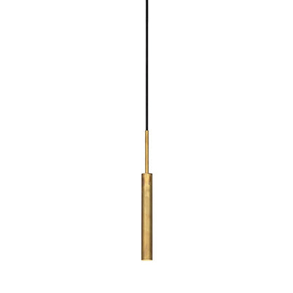 Stav 1 Rod Pendant Lamp by Konsthandverk #Raw Brass