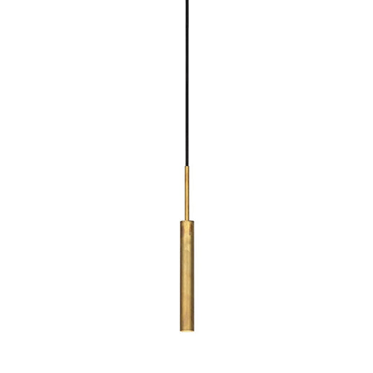 Stav 1 Rod Pendant Lamp by Konsthandverk #Raw Brass