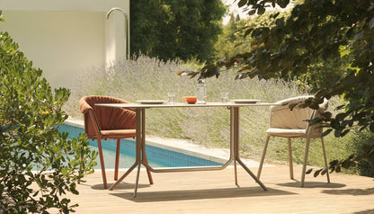 Kristalia Poule folding table - closed