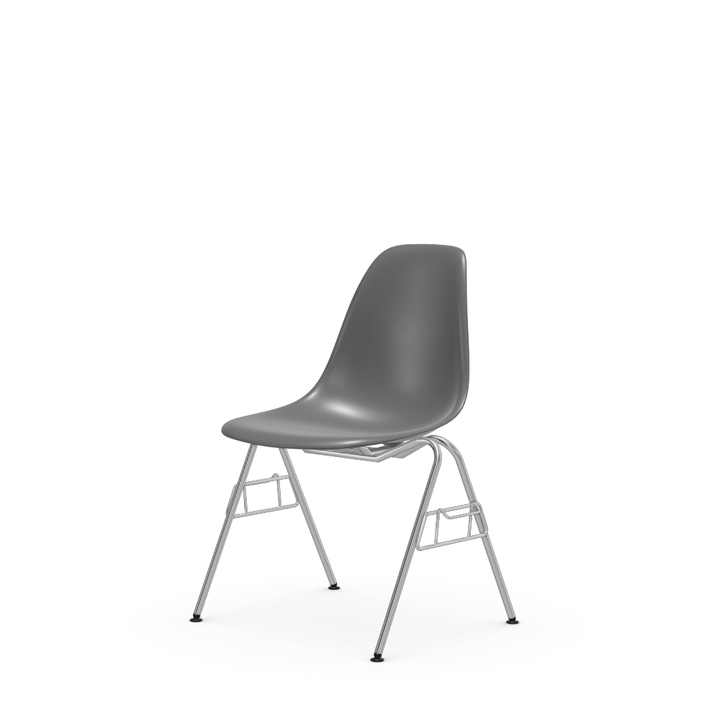 Eames Plastic Side Chair DSS (without upholstery).