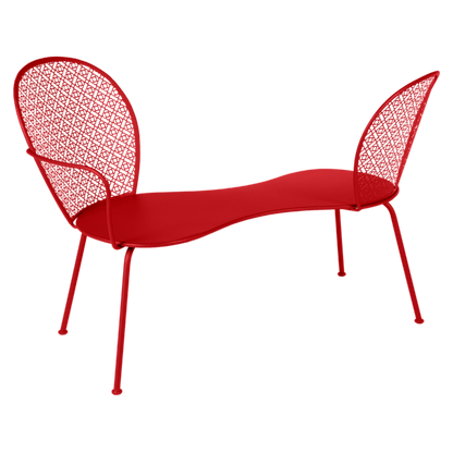 LORETTE CONVERSATION BENCH by Fermob