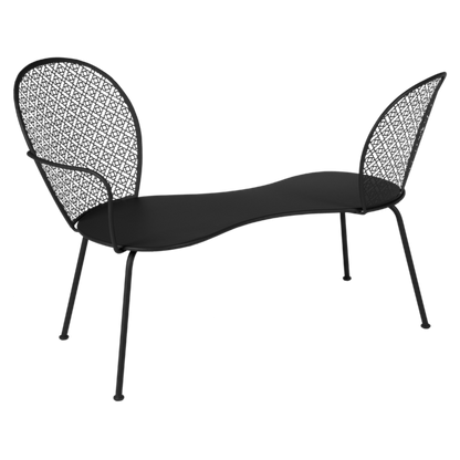 LORETTE CONVERSATION BENCH by Fermob