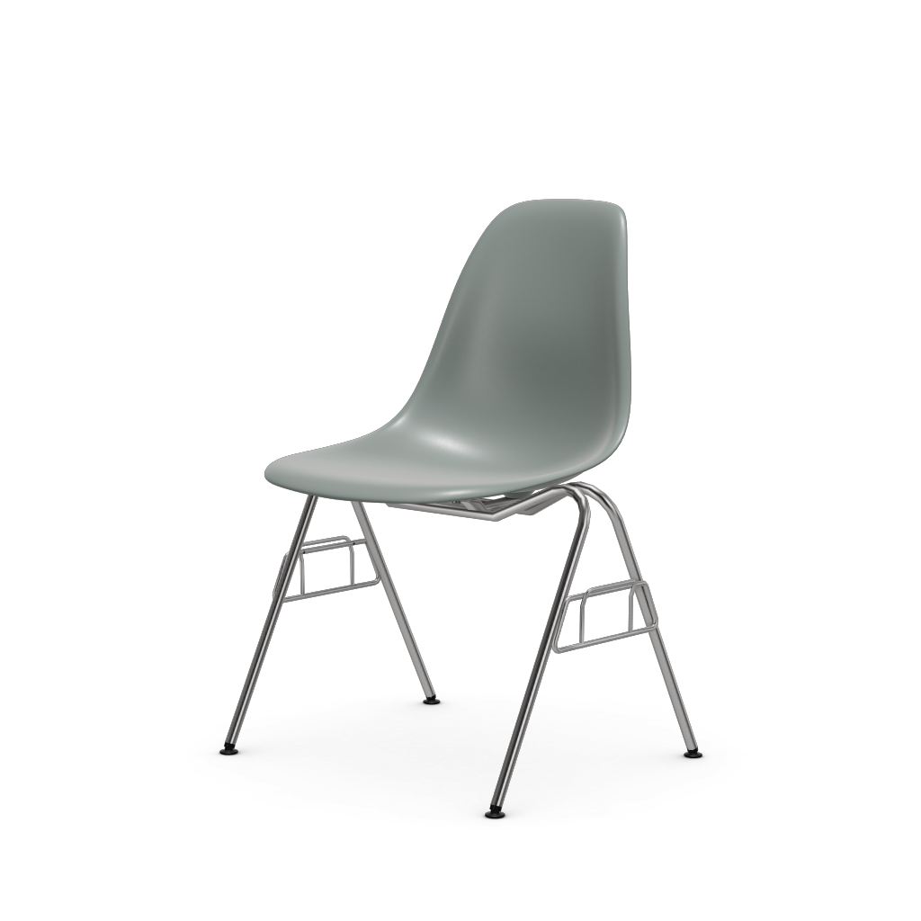 Eames Plastic Side Chair DSS-N (without upholstery).