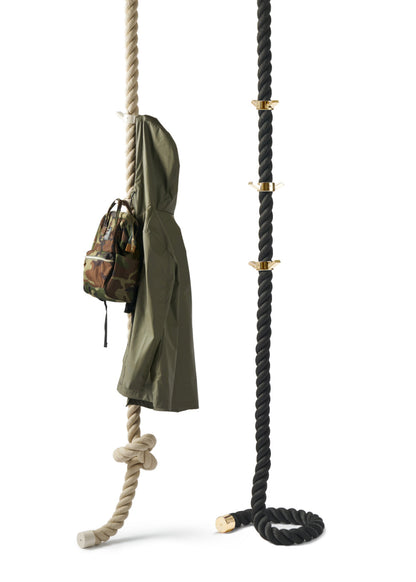 LA CIMA3 - Rope coat rack.