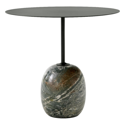 Lato LN9 coffee table, deep green - Verde Alpi marble