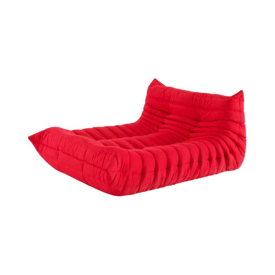 TOGO LOUNGE SETTEE - Upholstered fabric day bed with removable cover