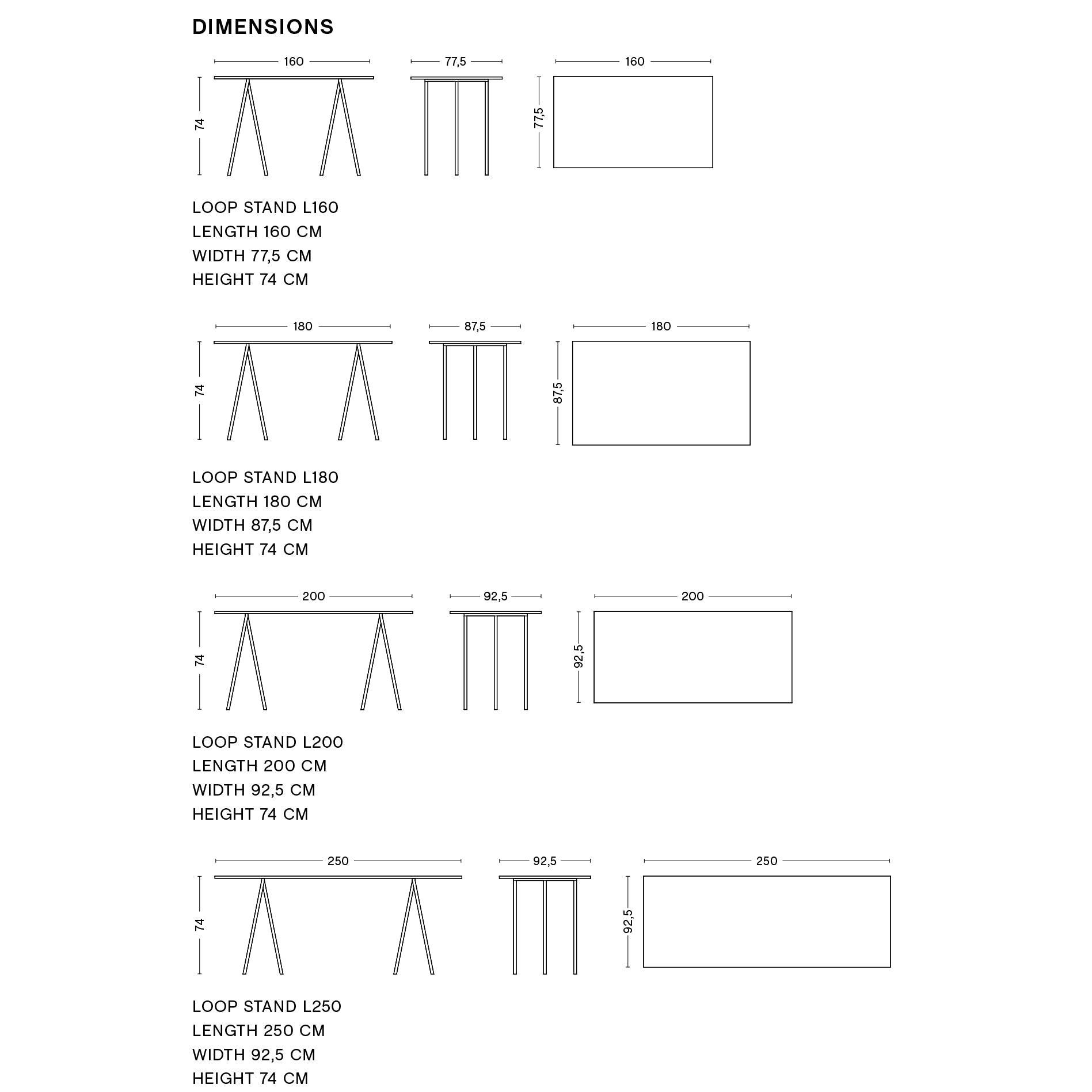 Loop Stand Table.