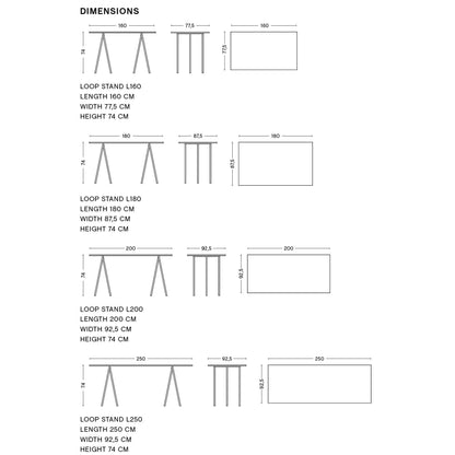 Loop Stand Table.