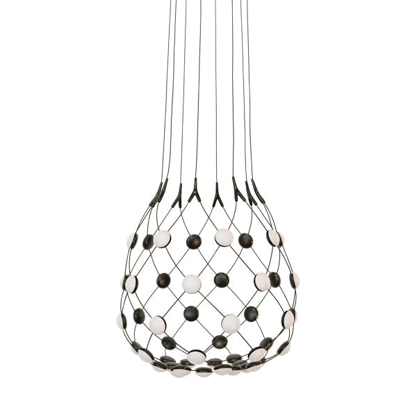 MESH - LED polycarbonate and steel pendant lamp (Request Info).