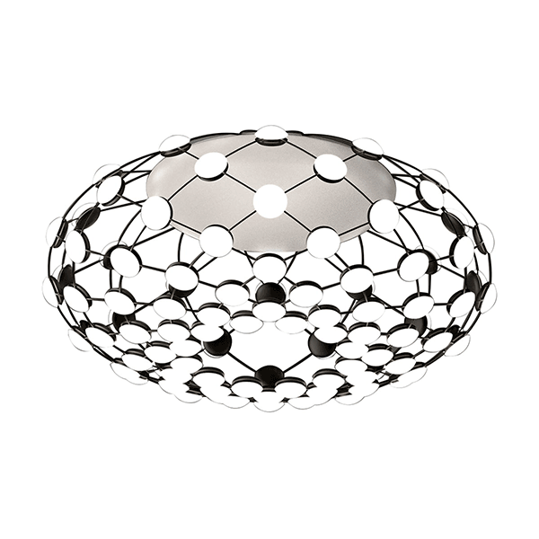 MESH - LED polycarbonate and steel ceiling lamp (Request Info).