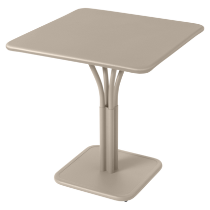 LUXEMBOURG PEDESTAL TABLE 71 X 71 CM WITH SOLID TOP by Fermob