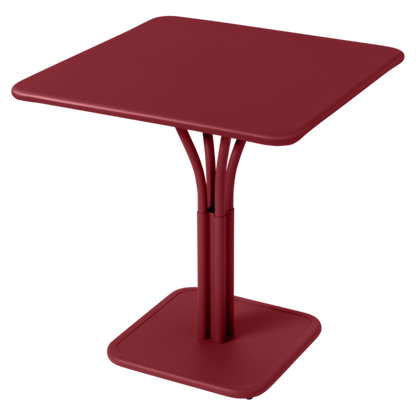 LUXEMBOURG PEDESTAL TABLE 71 X 71 CM WITH SOLID TOP by Fermob