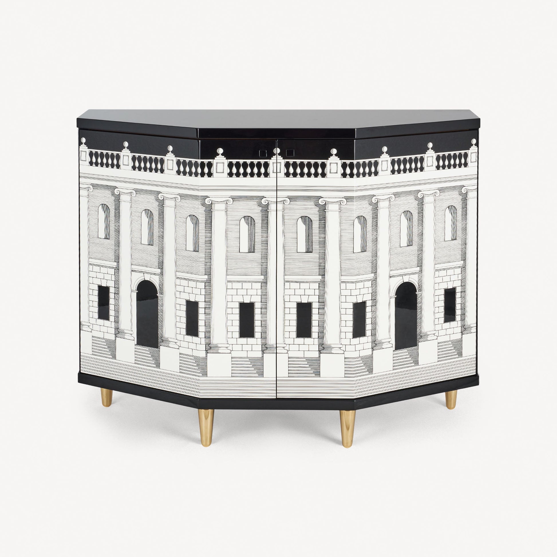 Small cabinet polyhedric Casa con Colonne