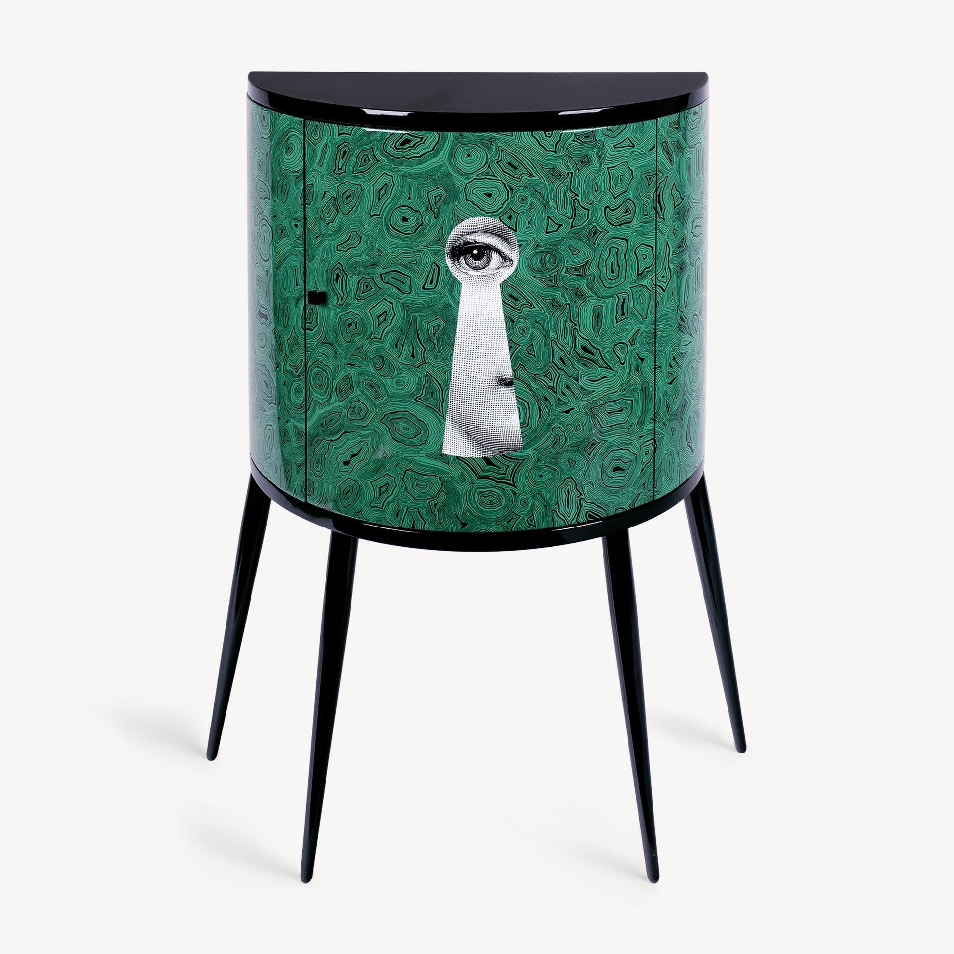 Console Serratura su Malachite