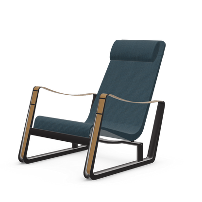 Cite Lounge Chair (deep black powder-coated (smooth)) by Vitra