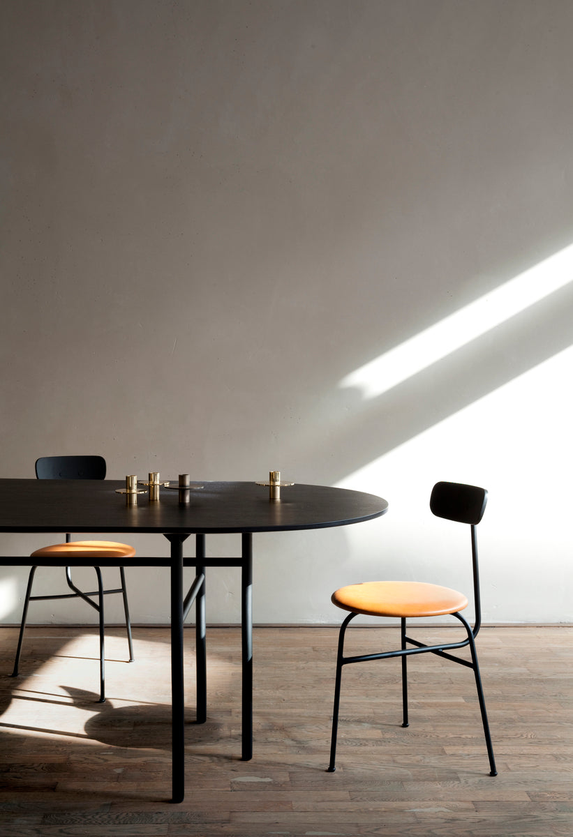 Snaregade table, oval, 210 x 95 cm, black oak