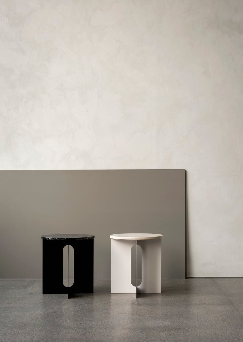 Androgyne side table, 40 cm, black