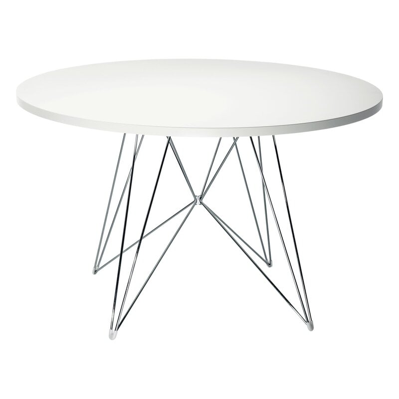 XZ3 table by Magis #120 cm, white - chrome #