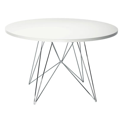 XZ3 table by Magis #120 cm, white - chrome #
