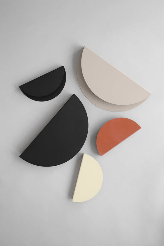 Half Moon shelf, small, sand
