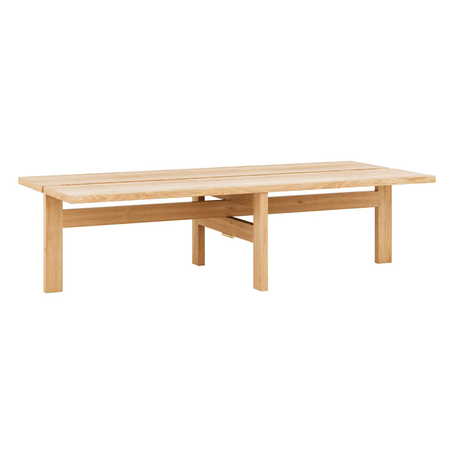 Rectangular coffee table, 115 cm, oak