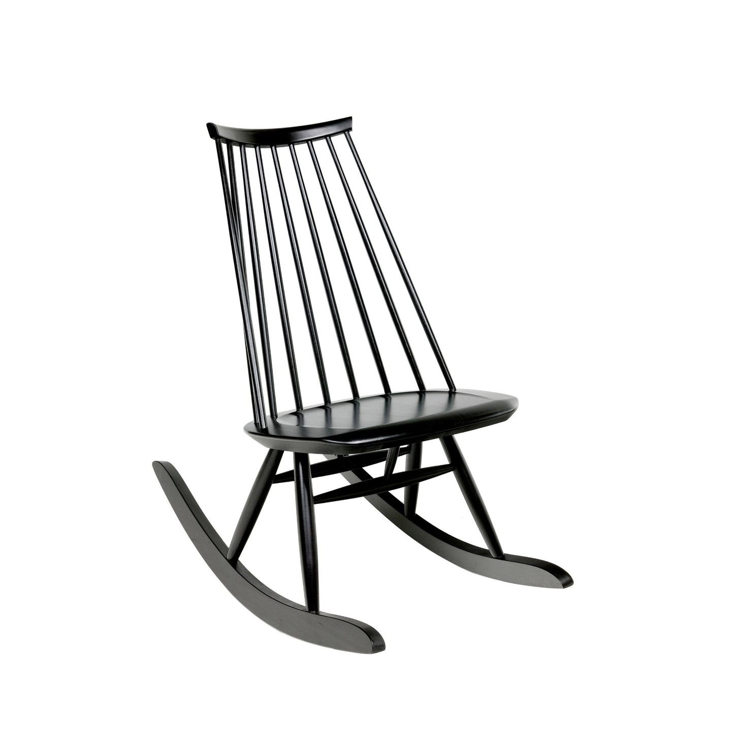 Artek Mademoiselle Rocking Chair — black lacquered