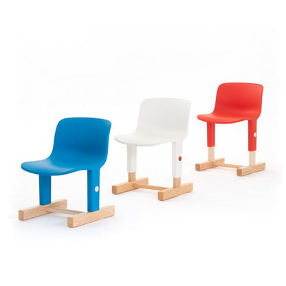 LITTLE BIG - Height-adjustable polypropylene kids chair.