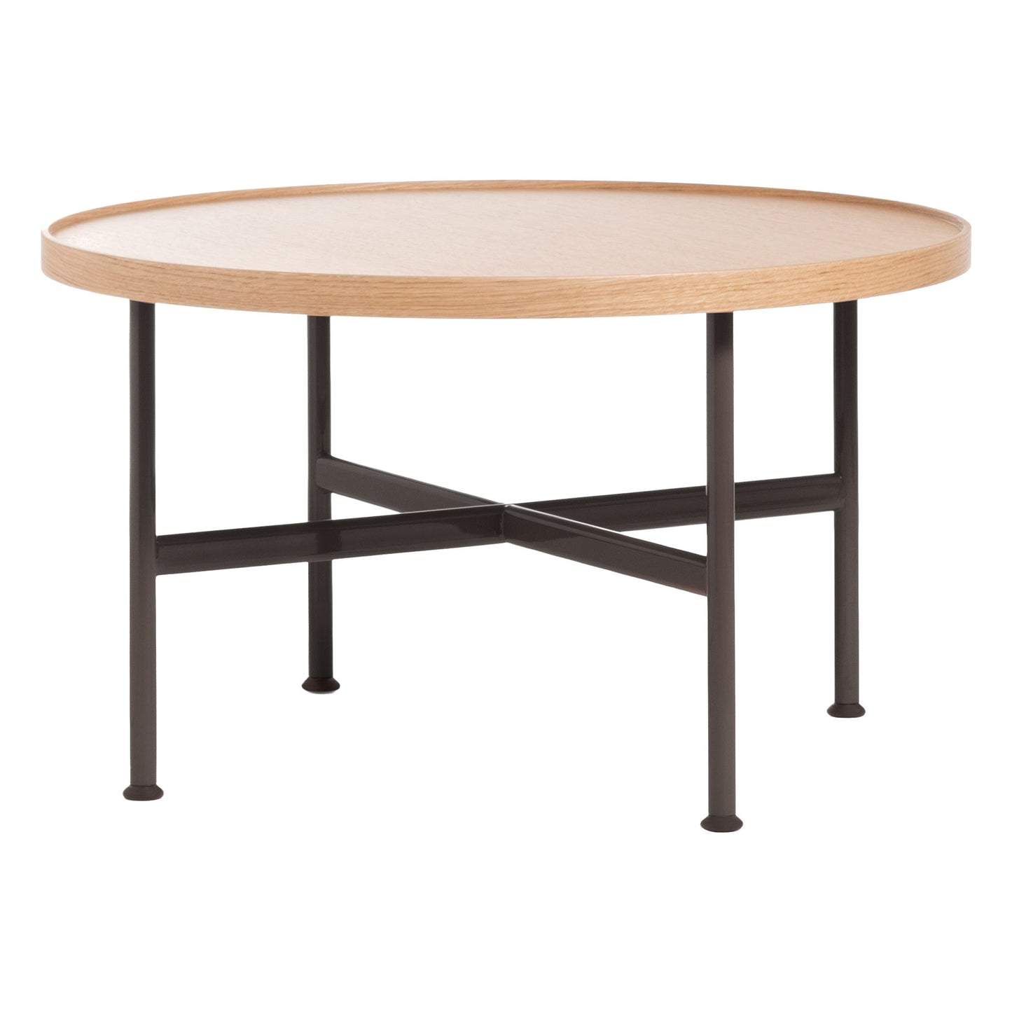 Motta low table, 70 cm, brown - oak