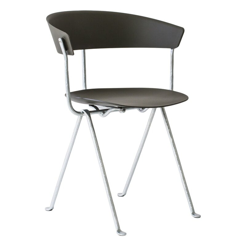 Officina chair by Magis #galvanized, dark green #