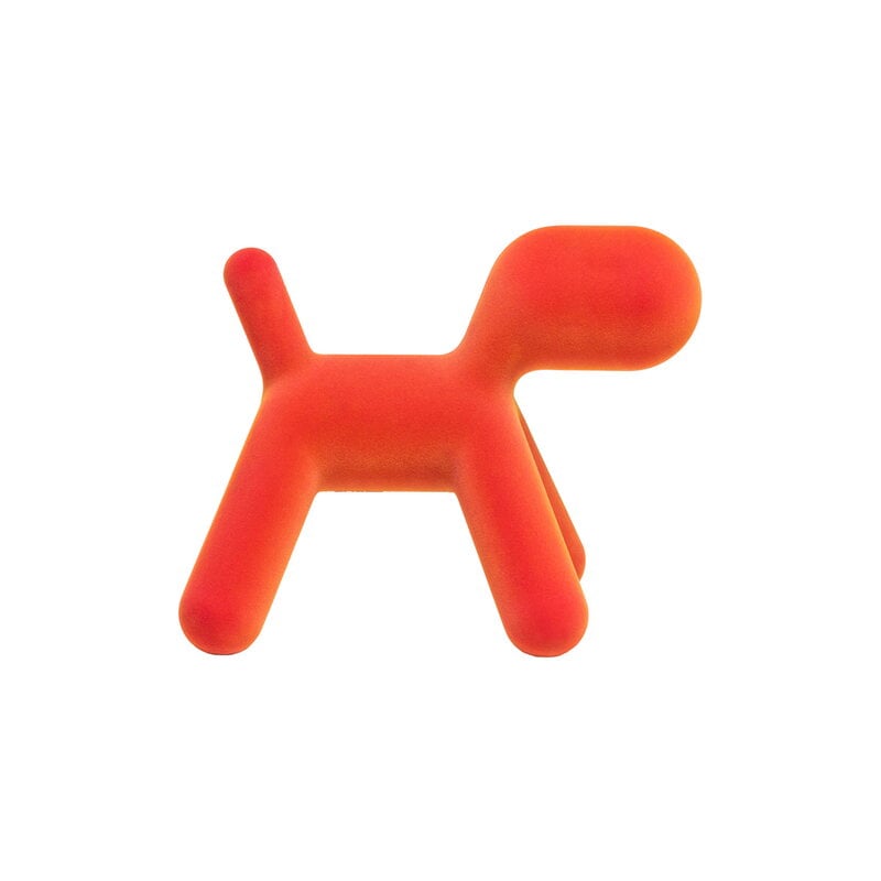 Puppy by Magis #S, orange velvet #