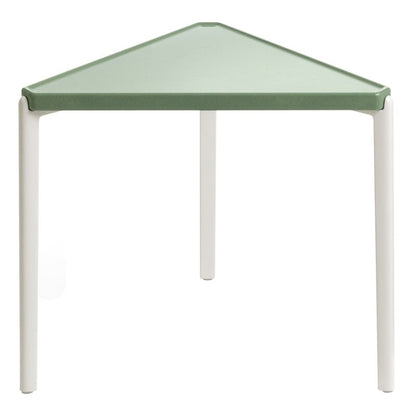 Tambour low table by Magis #44 cm, white - green #