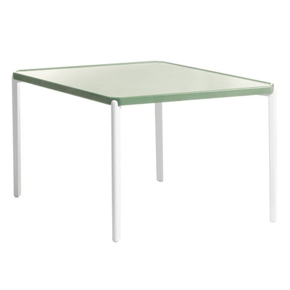 Tambour low table by Magis #73 cm, white - green #